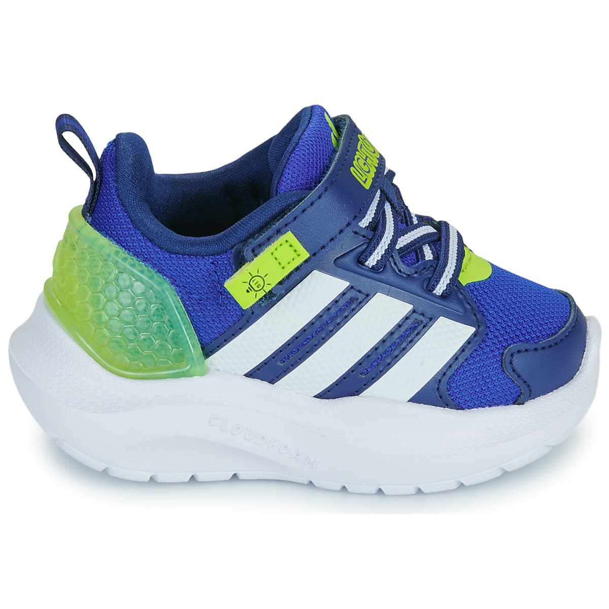 Παιδικό Αθλητικό Παπούτσι για Αγόρι Adidas Lightorama Rnr El I με On-Off Φωτάκια Χρώματος Μπλε JQ4161