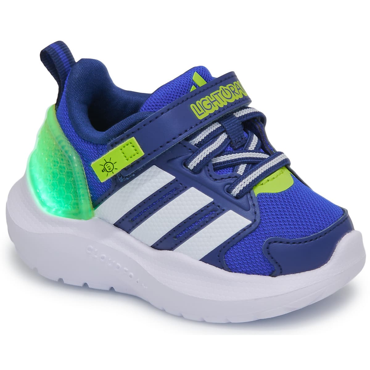Παιδικό Αθλητικό Παπούτσι για Αγόρι Adidas Lightorama Rnr El I με On-Off Φωτάκια Χρώματος Μπλε JQ4161