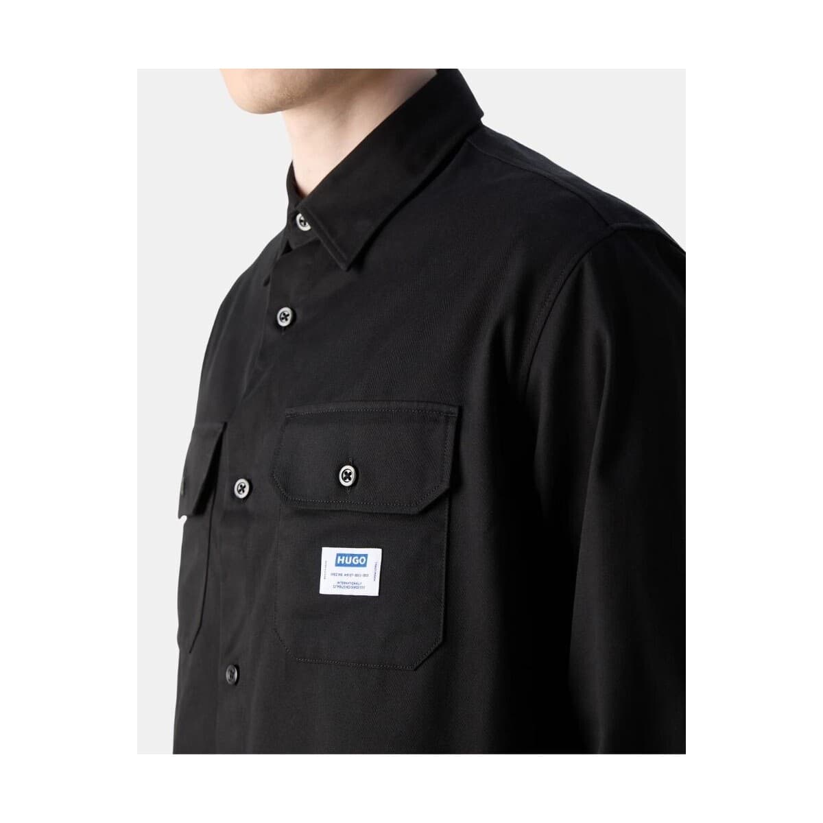 Men's Shirts HUGO Black