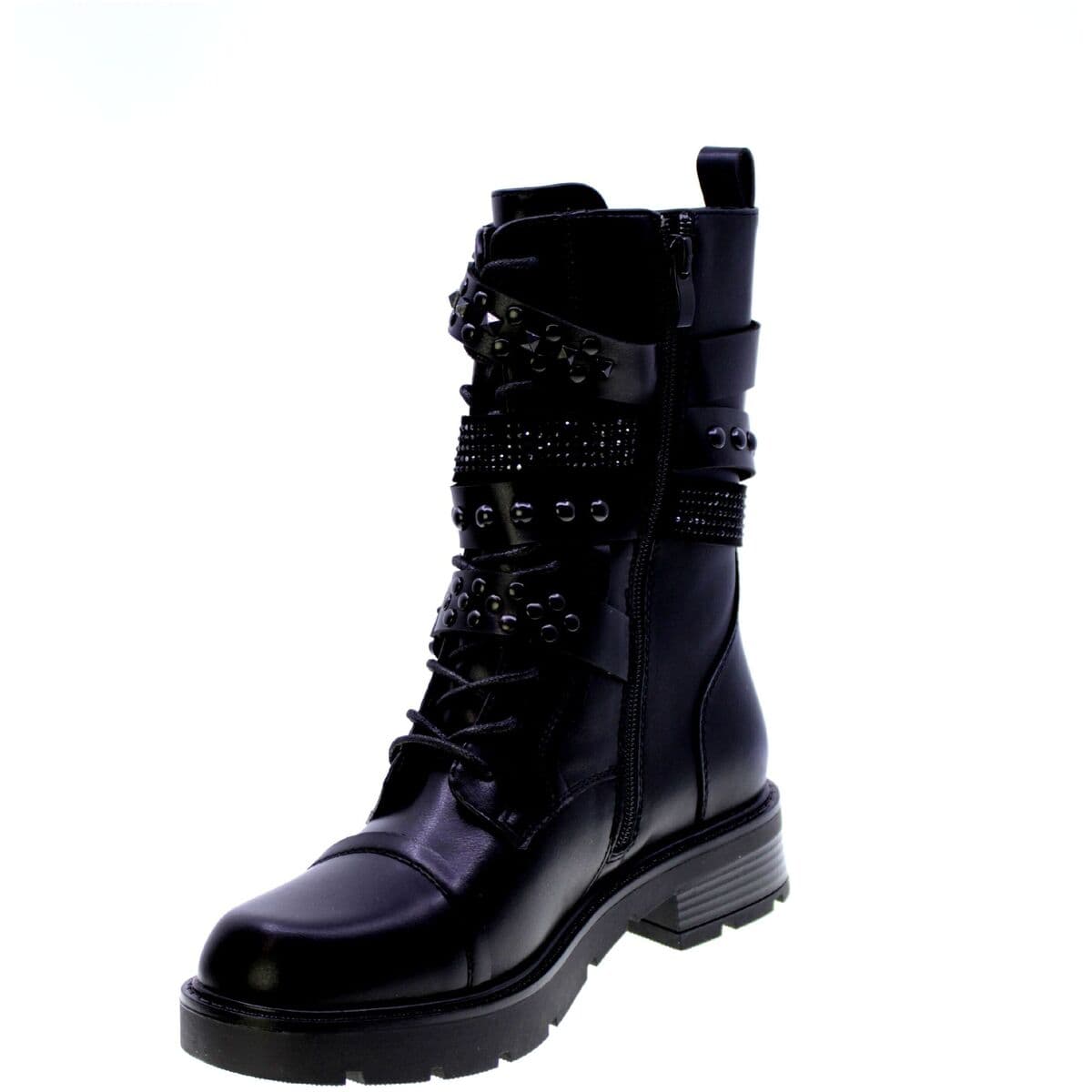 Women's Boots Gold&gold Black