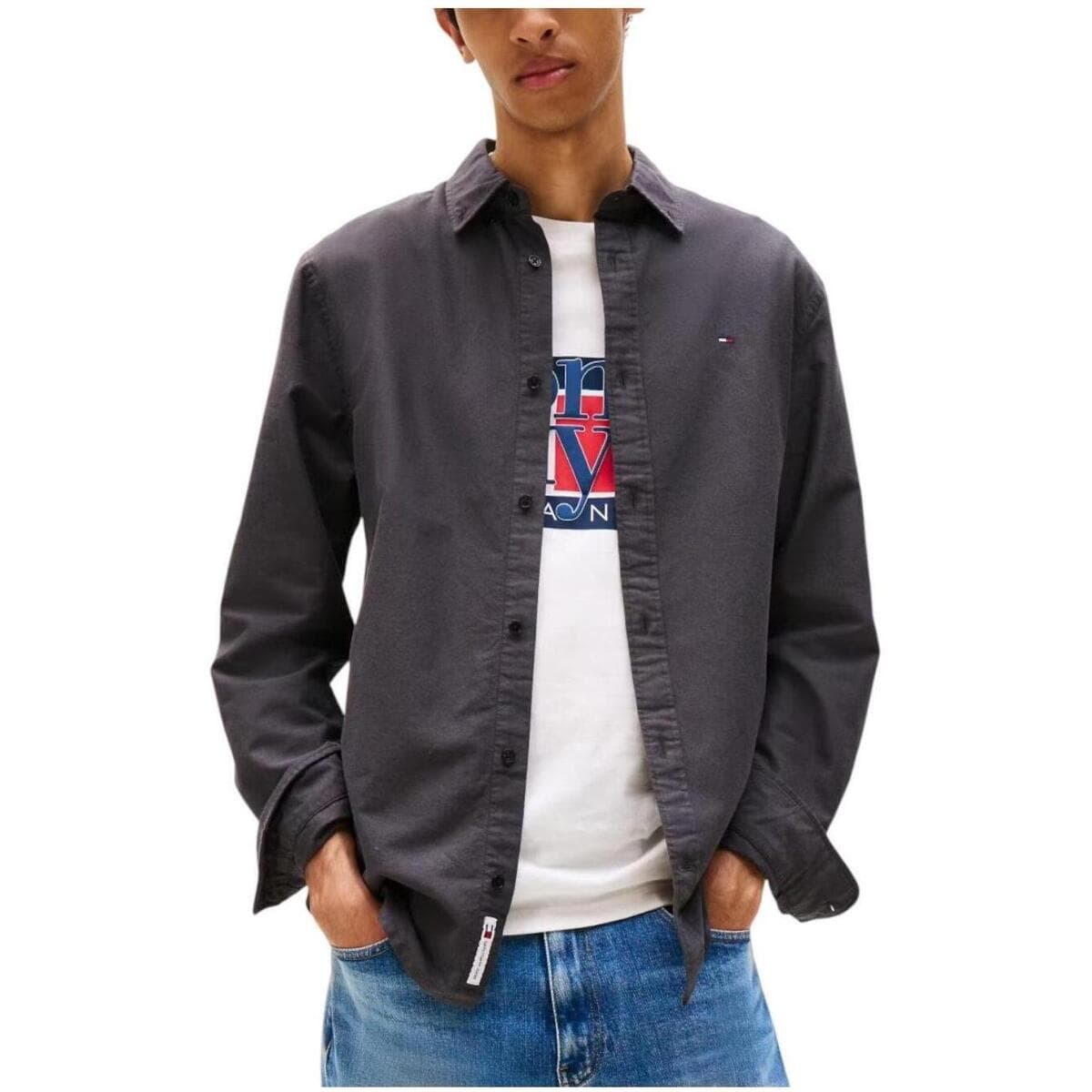 Πουκάμισο με μακριά μανίκια Tommy Hilfiger DM0DM21298BDS