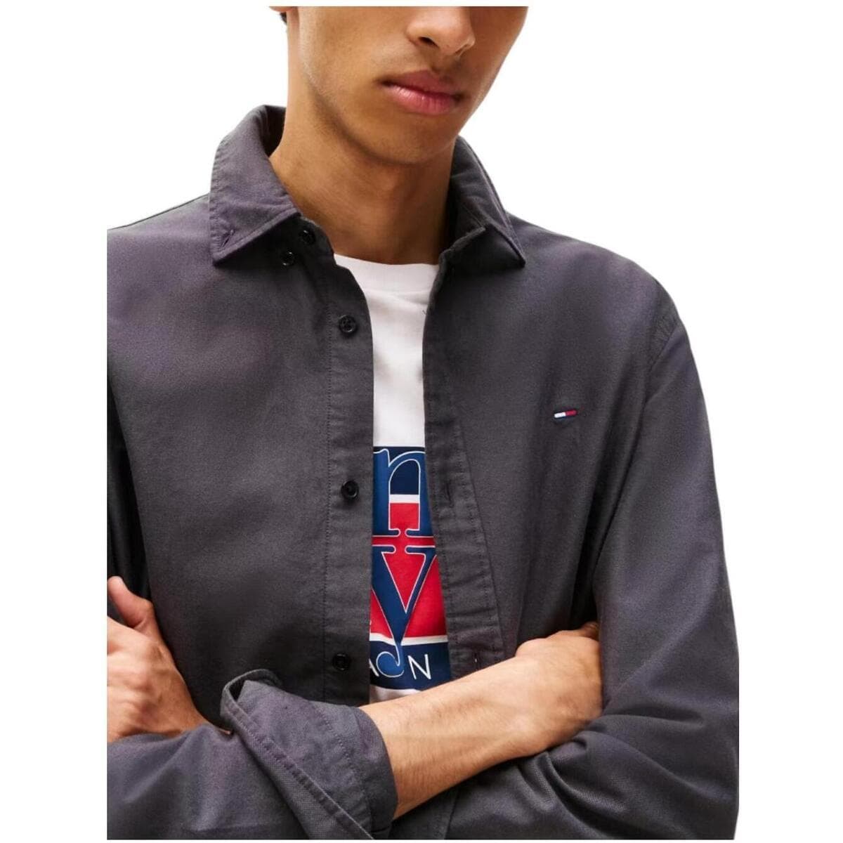 Men's Shirts Tommy Hilfiger Gray