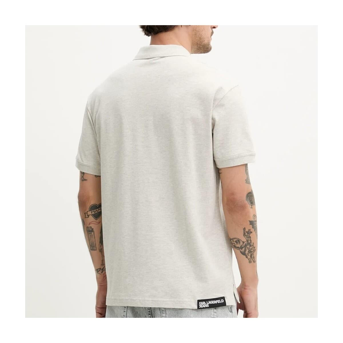 Men's T-Shirts Karl Lagerfeld Beige
