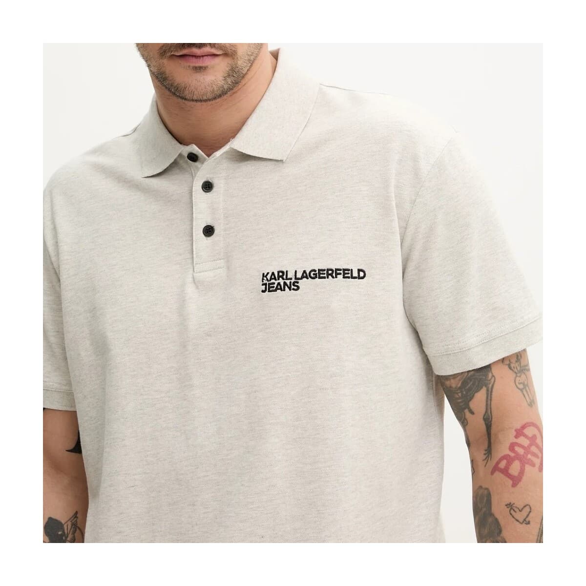 Men's T-Shirts Karl Lagerfeld Beige