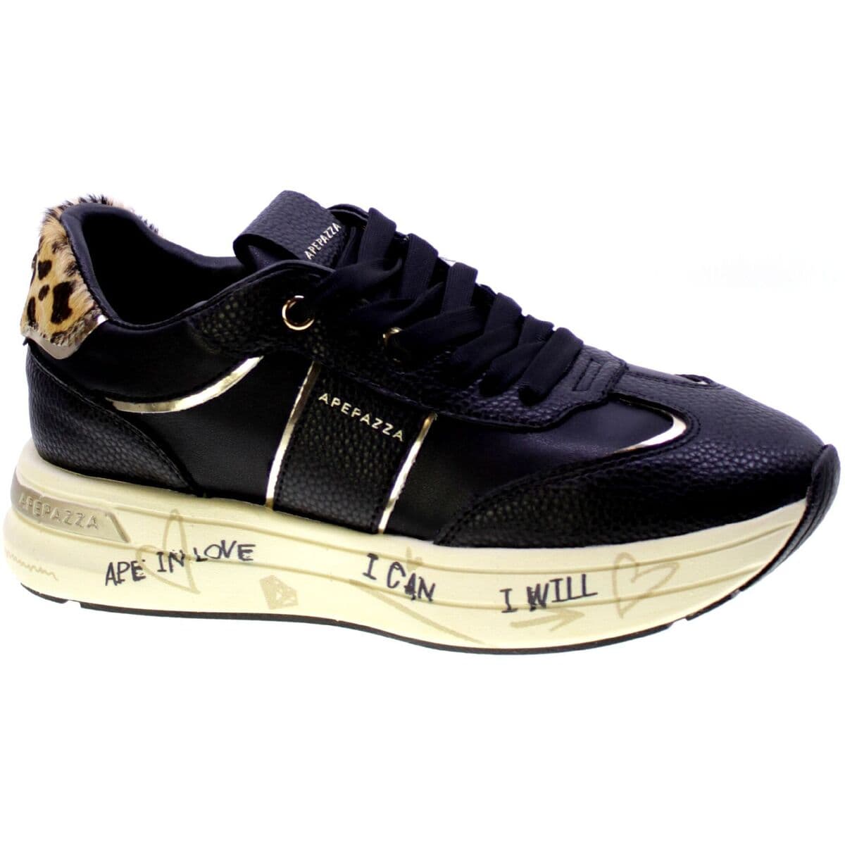 Women's Sneakers Apepazza Black