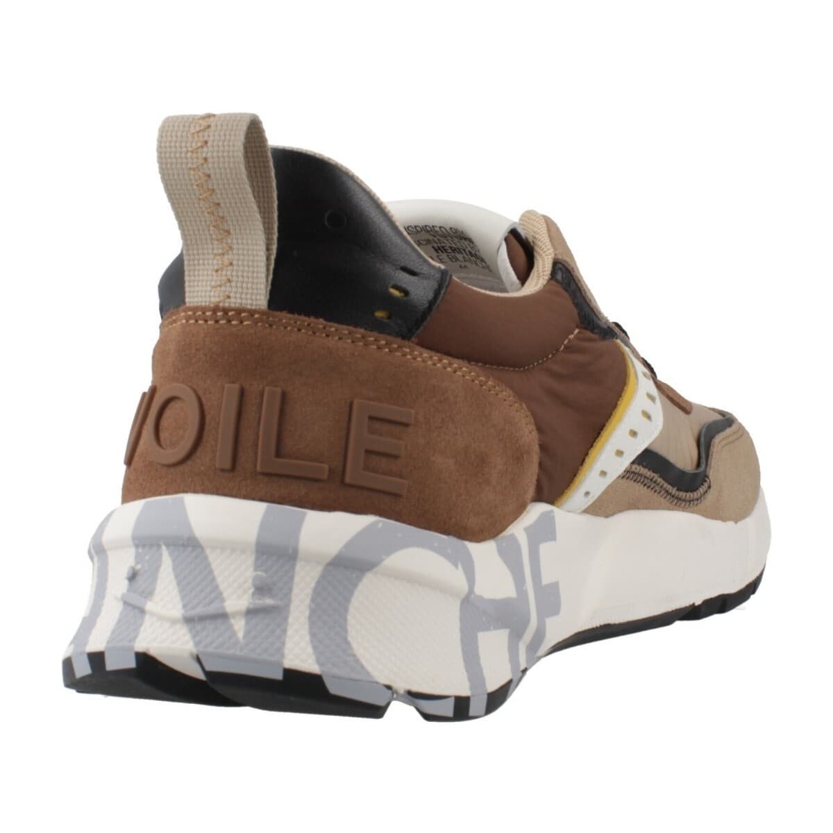 Men's Sneakers Voile Blanche Brown