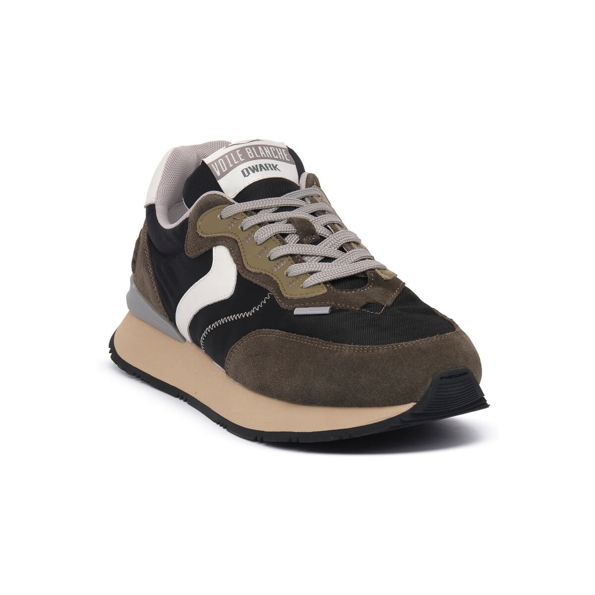 Men's Sneakers Voile Blanche Green
