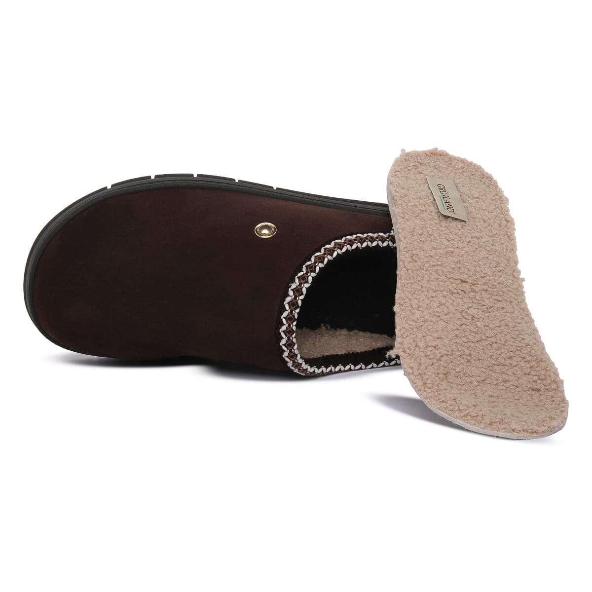 Men's House Slippers Grunland Brown