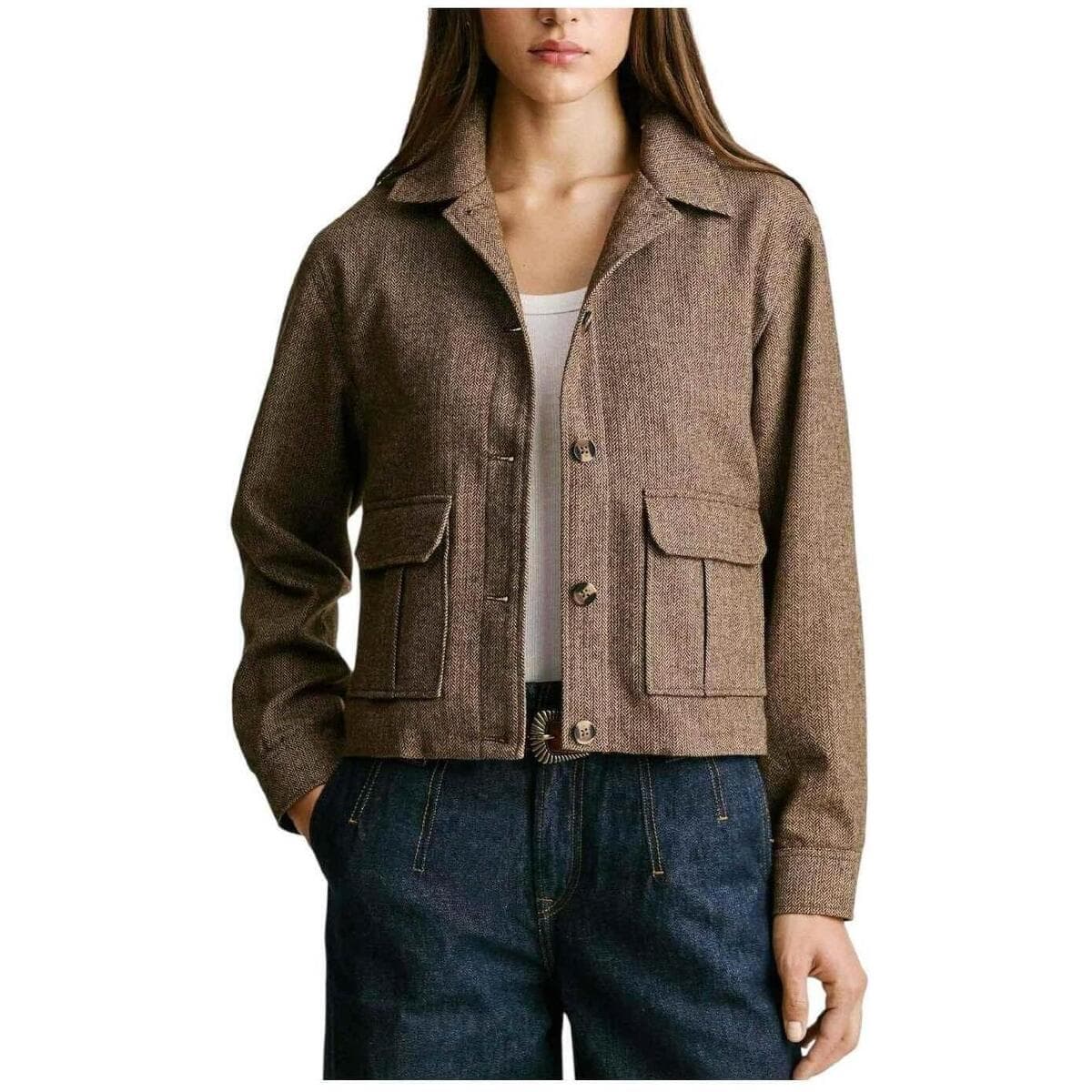 Women's Coats Pepe Jeans Brown