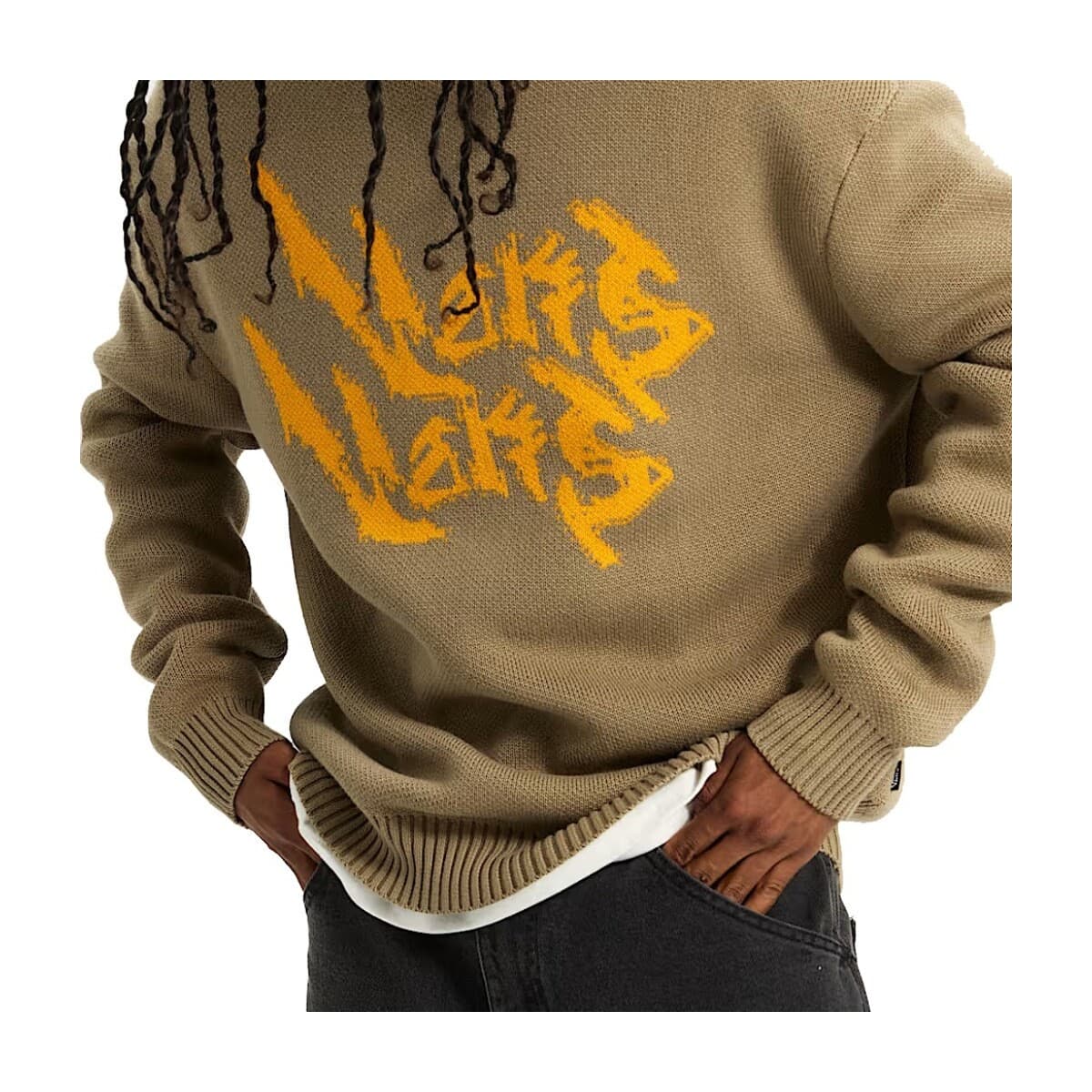Men's Sweaters Vans Brown