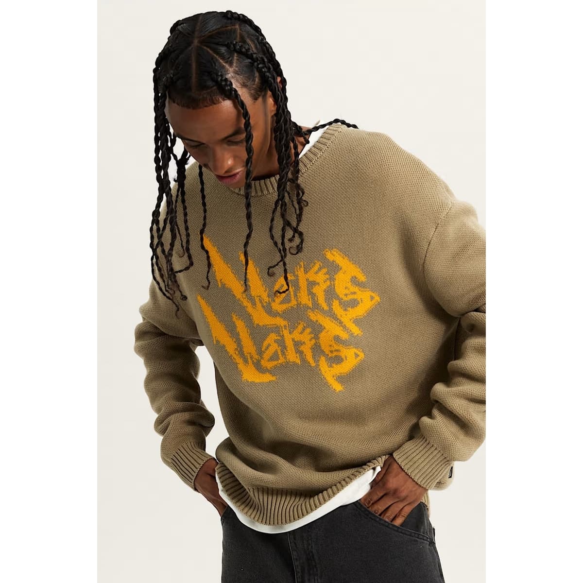 Men's Sweaters Vans Brown