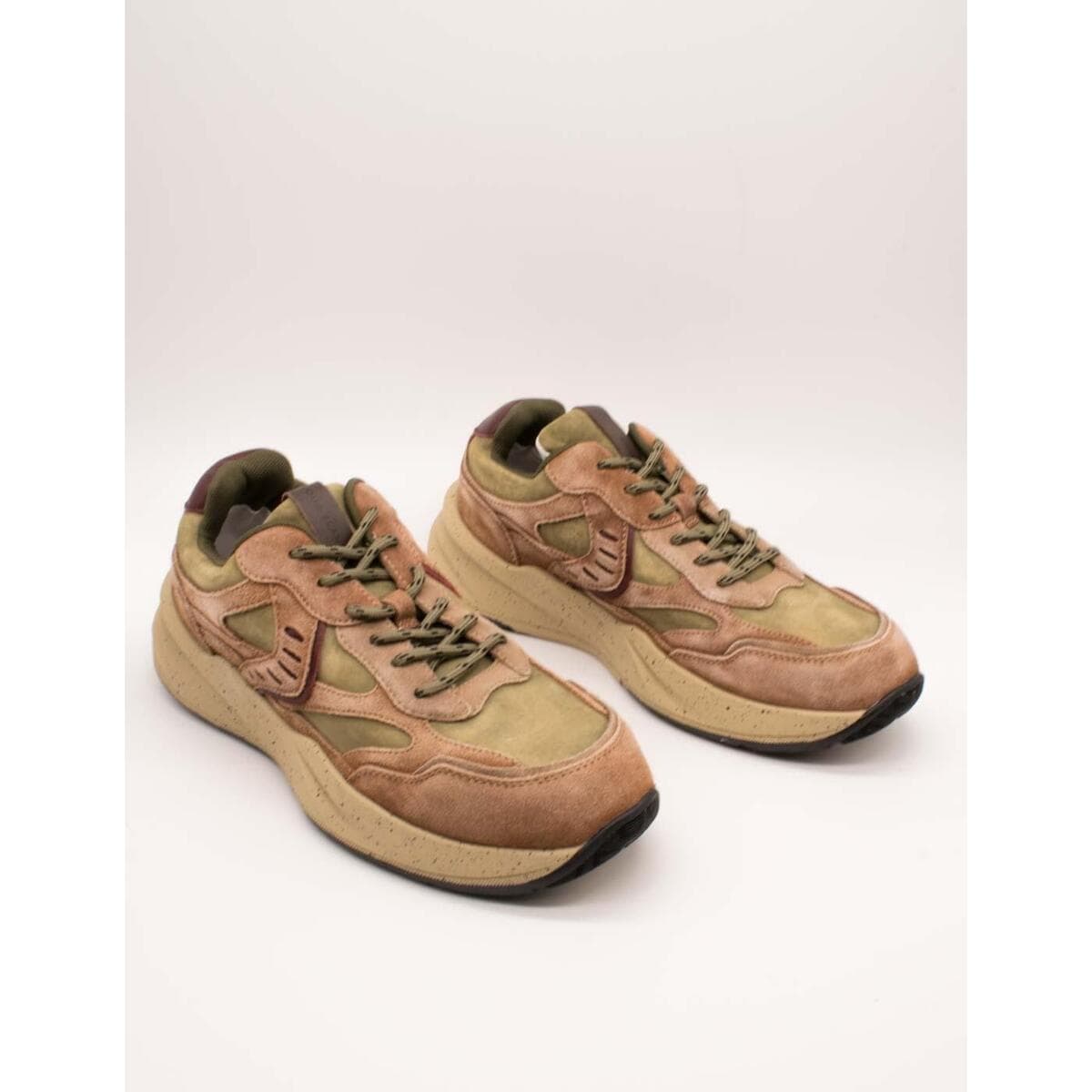 Men's Sneakers Voile Blanche Green