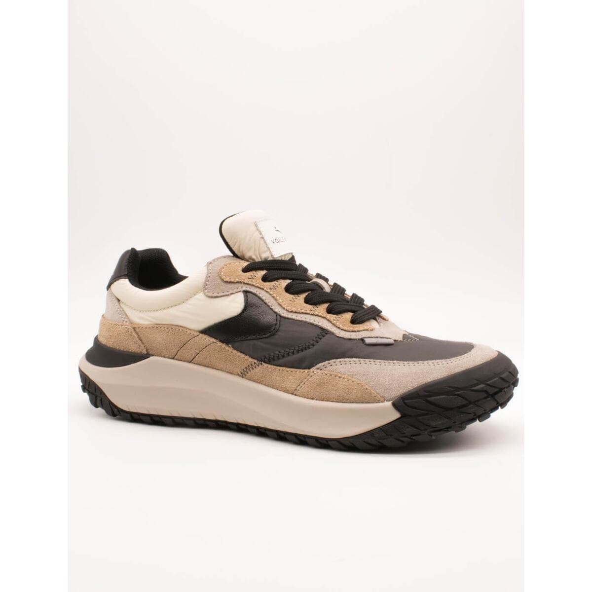 Men's Sneakers Voile Blanche Brown