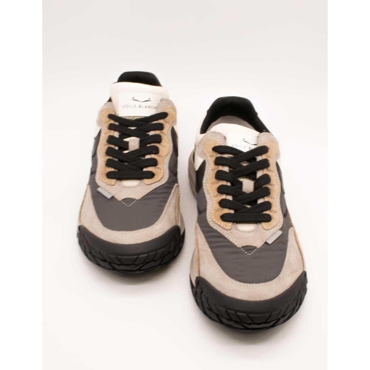 Men's Sneakers Voile Blanche Brown