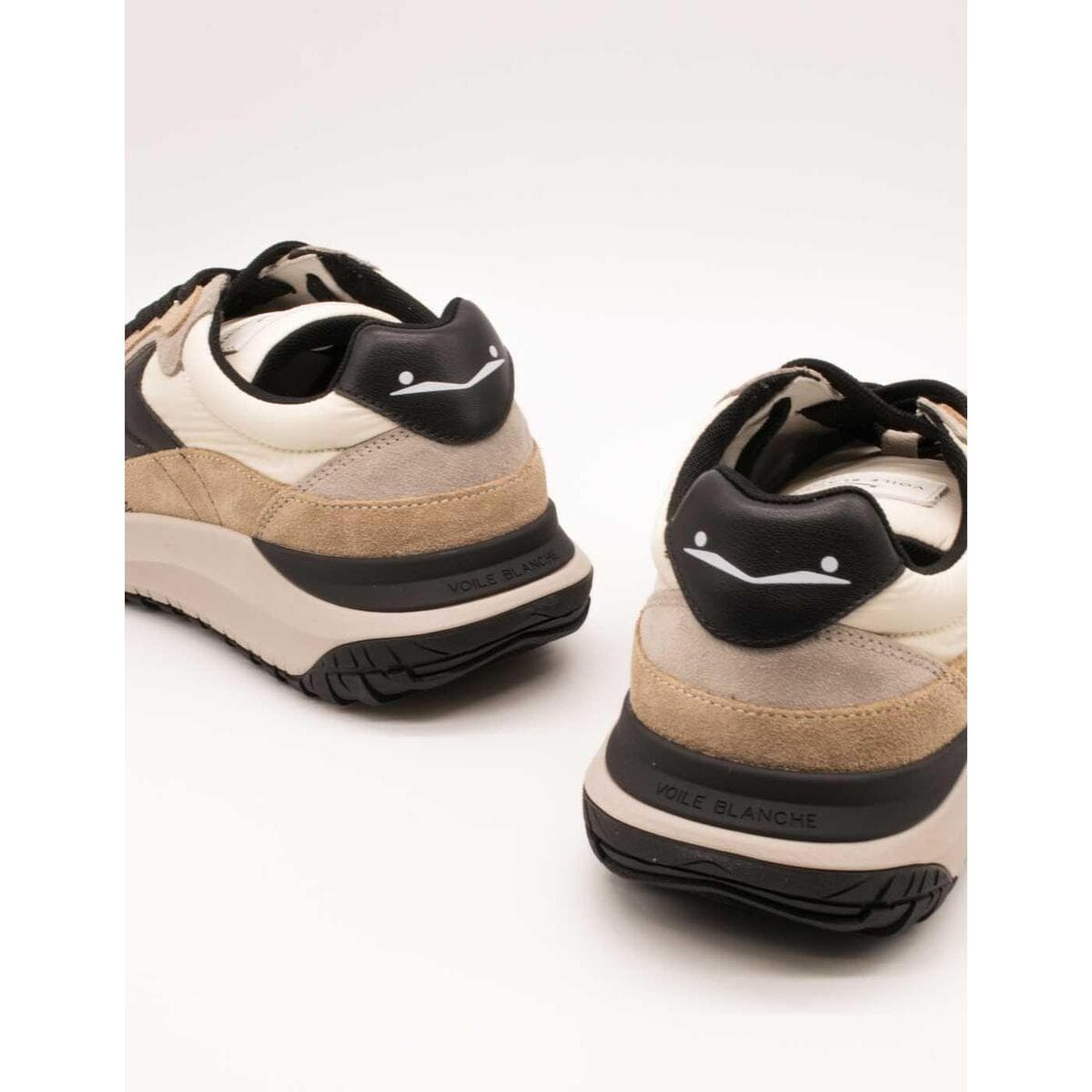 Men's Sneakers Voile Blanche Brown