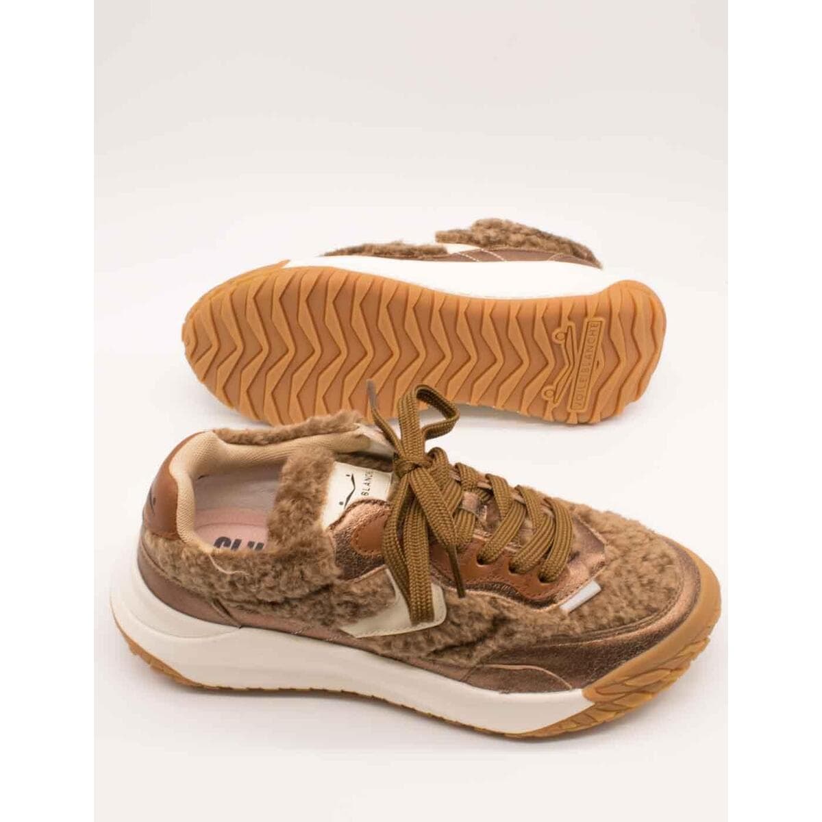 Women's Sneakers Voile Blanche Beige