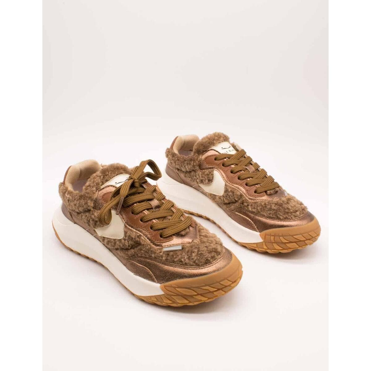 Women's Sneakers Voile Blanche Beige