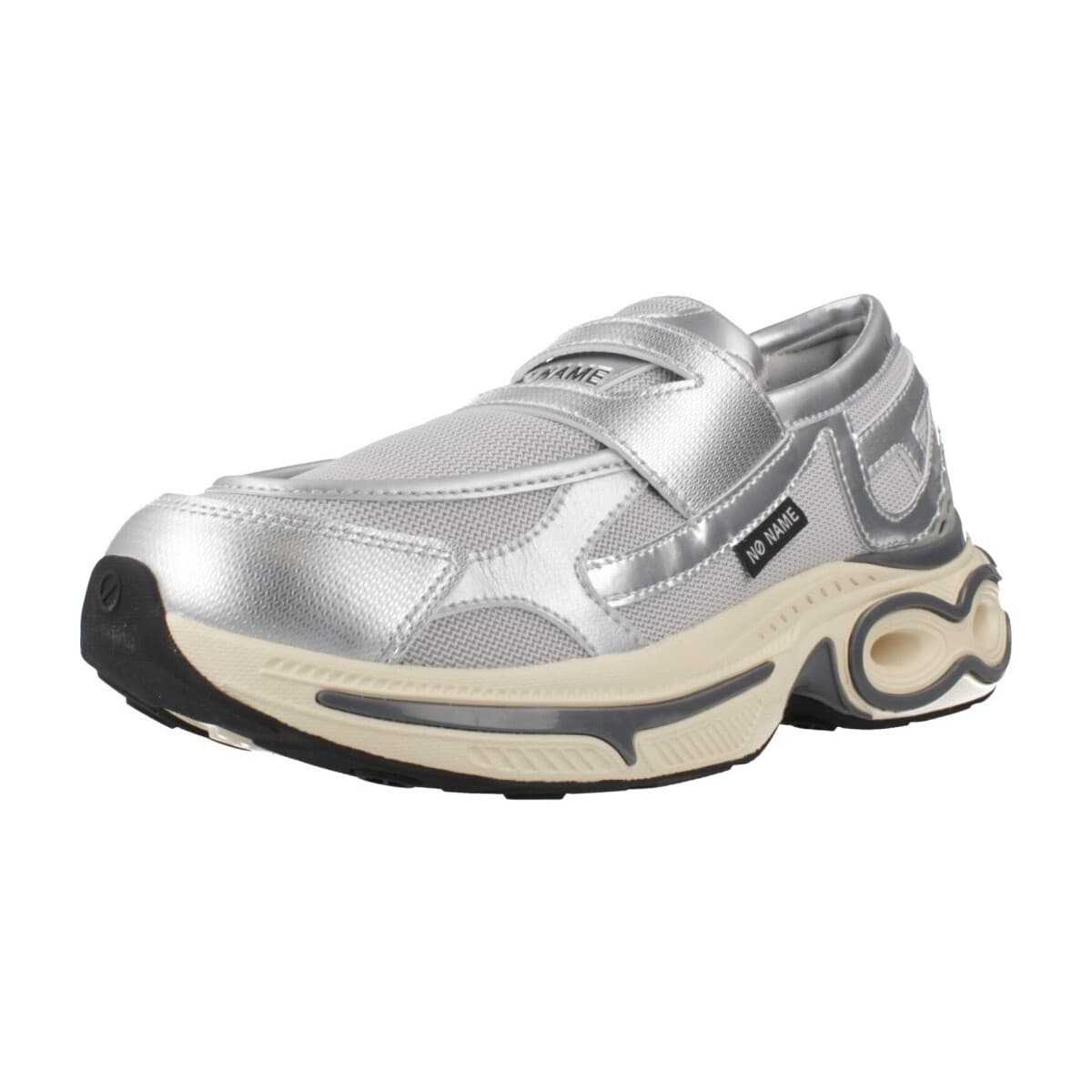 Women's Loafers No Name Silver