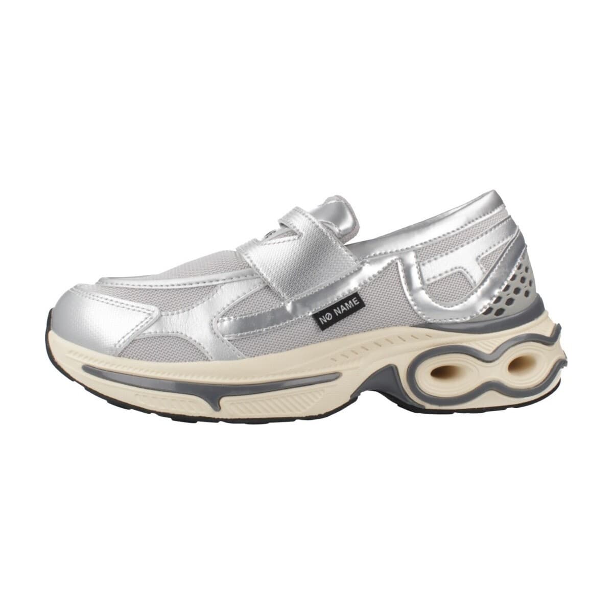 Women's Loafers No Name Silver