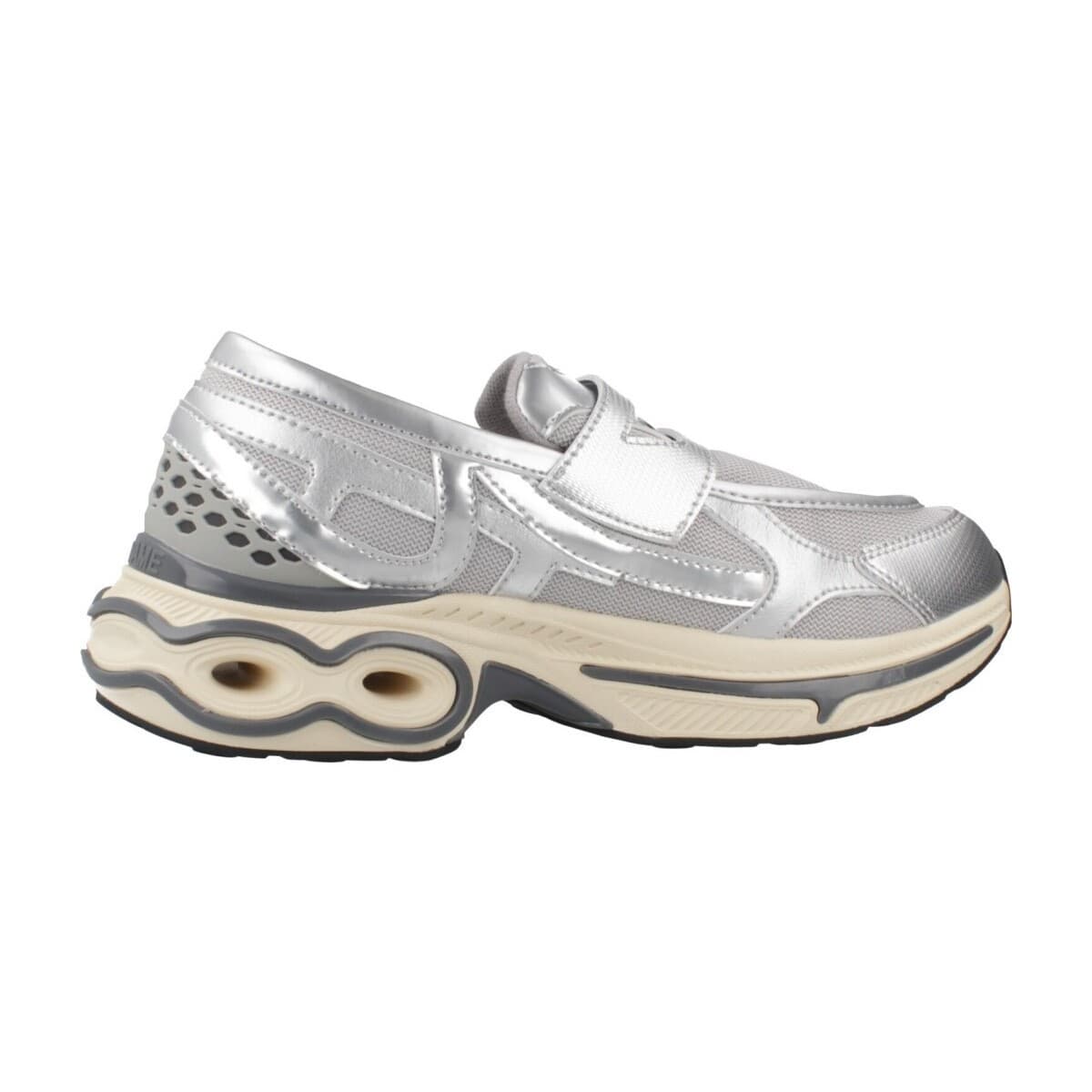 Women's Loafers No Name Silver