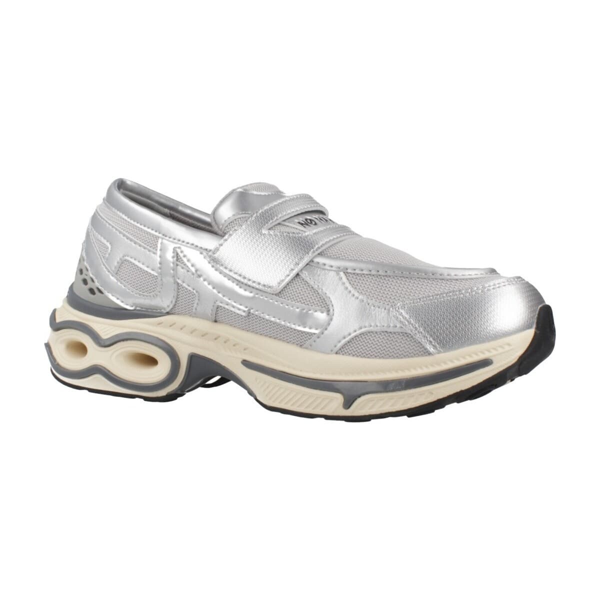 Women's Loafers No Name Silver