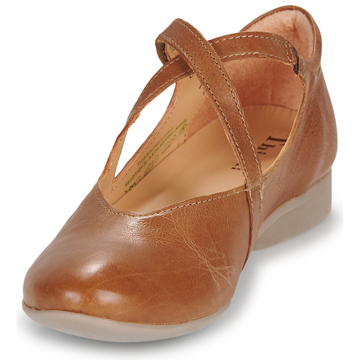 Women's Ballet Flats Think Brown