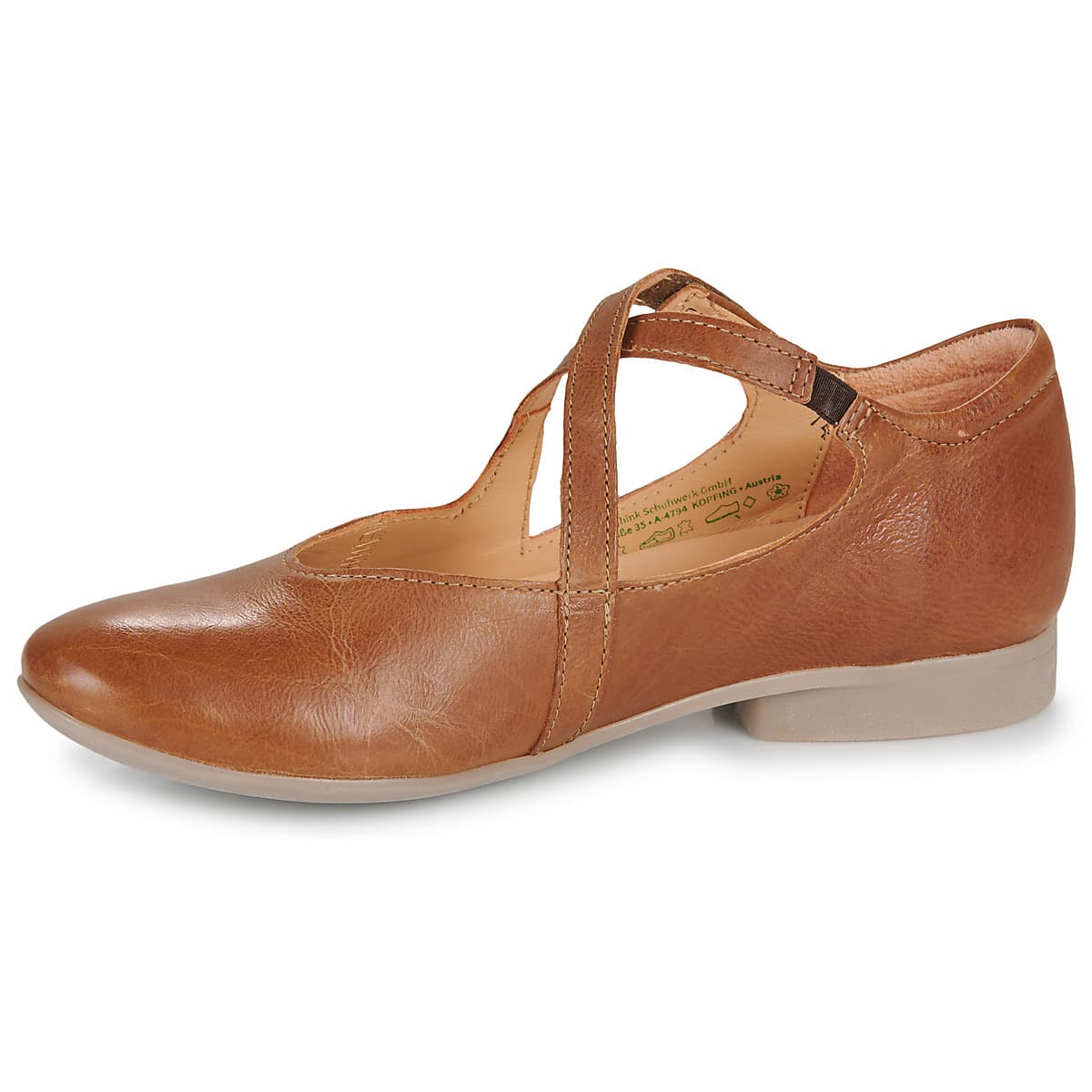 Women's Ballet Flats Think Brown