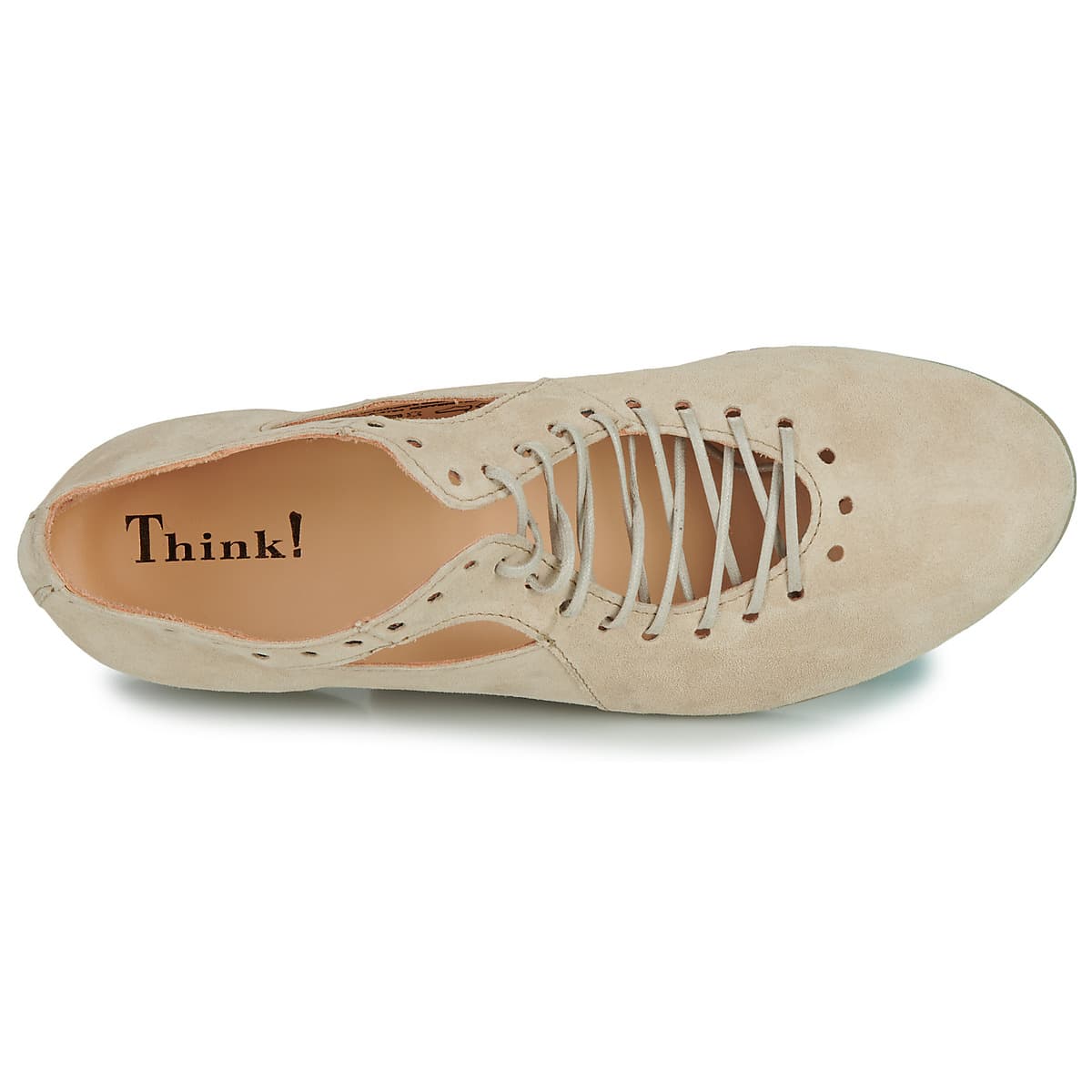 Women's Derby Shoes Think Beige