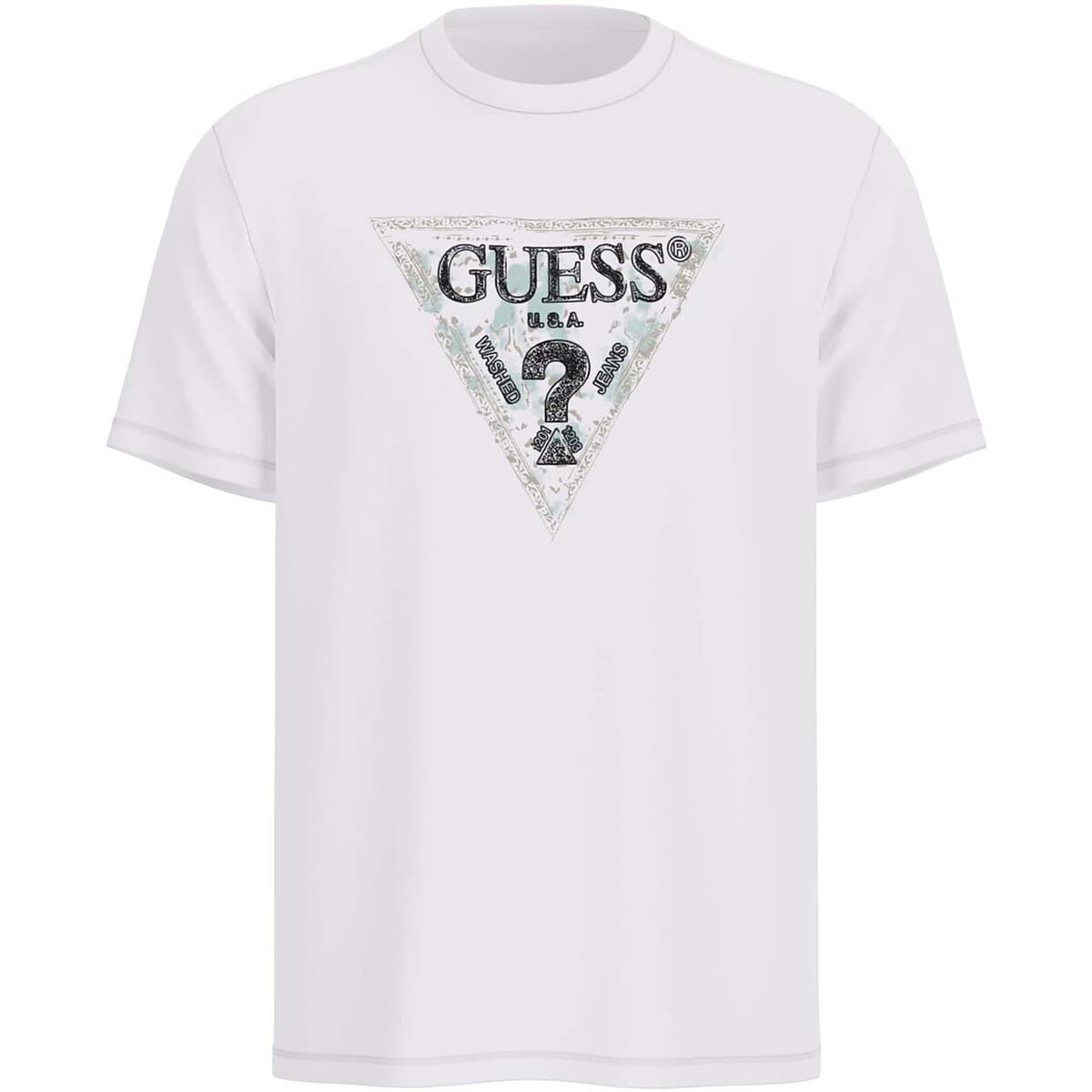 Men's T-Shirts Guess Black