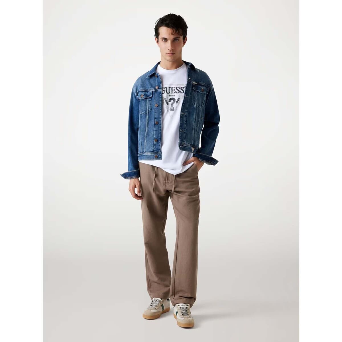 Men's T-Shirts Guess White