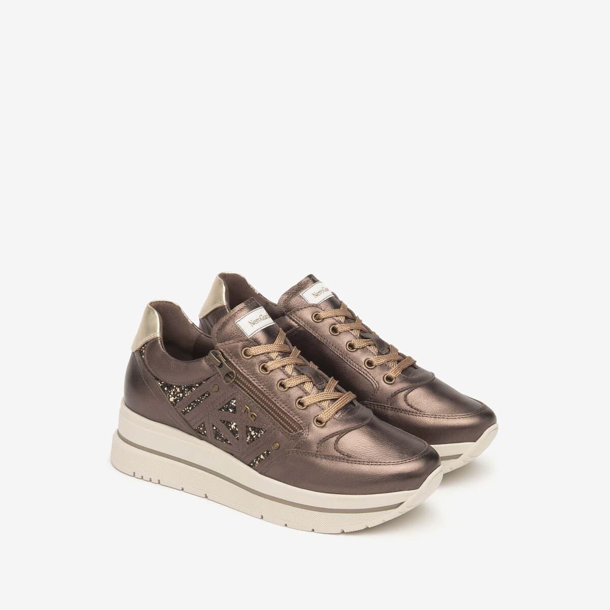Women's Sneakers NeroGiardini Brown