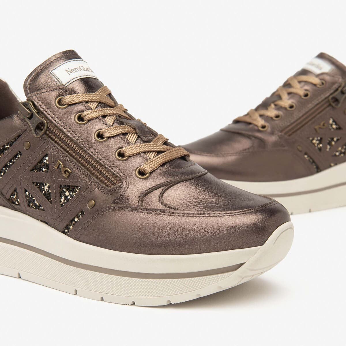 Women's Sneakers NeroGiardini Brown