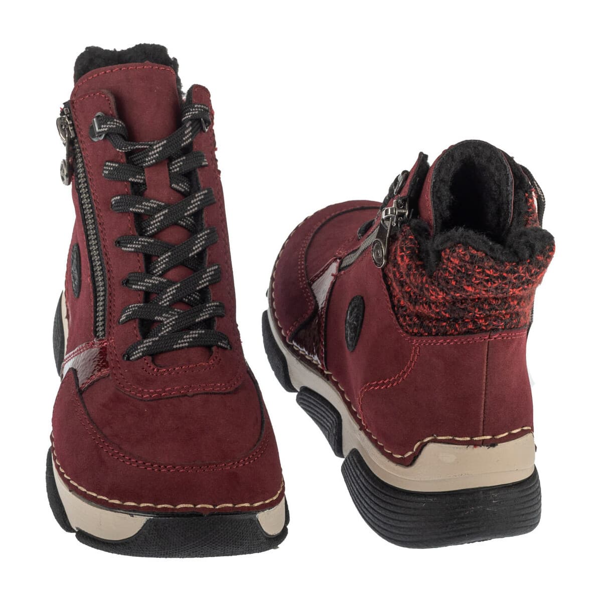 Women's Sneakers Rieker Bordeaux