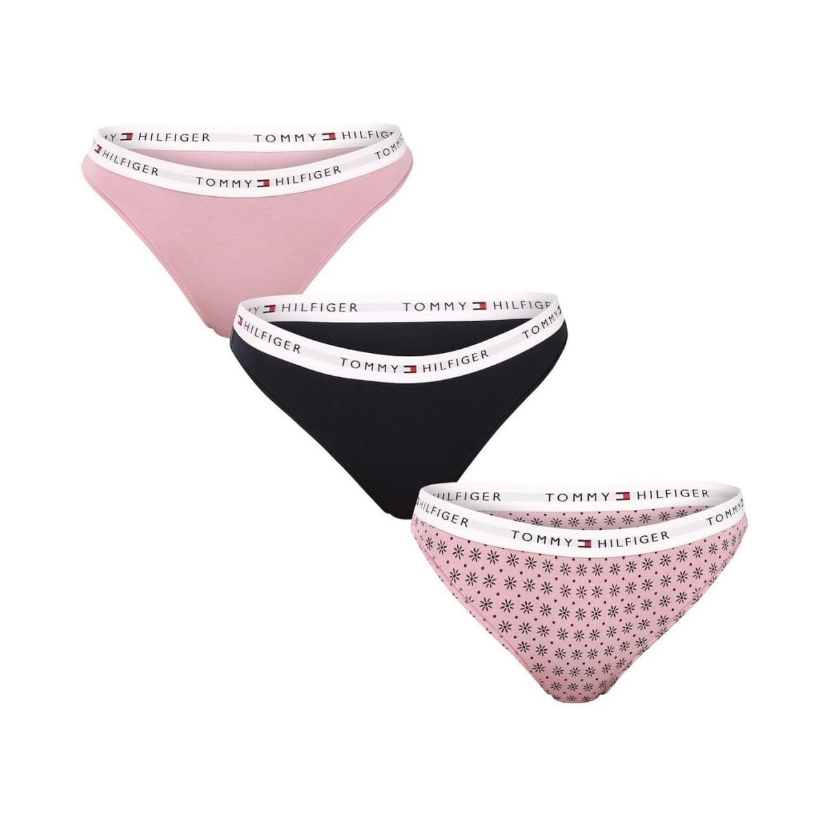 Slips Tommy Hilfiger Ropa Interior Mujer Modèle 3 Pack Bikini (ext. Size)