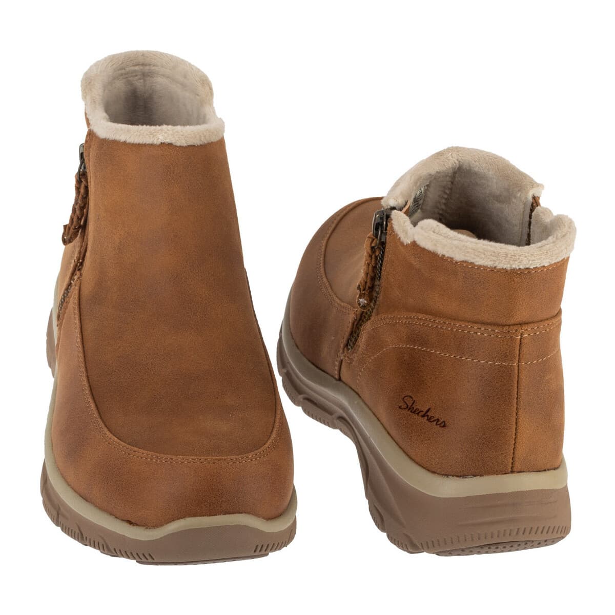 Women's Boots Skechers Brown