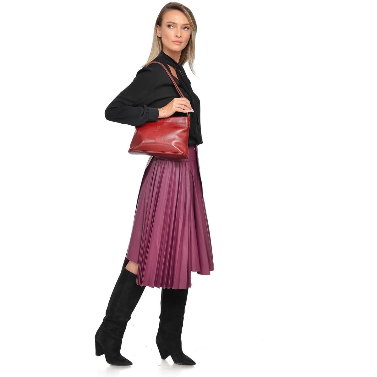 Women's Shoulder Bags Luisa Vannini Red