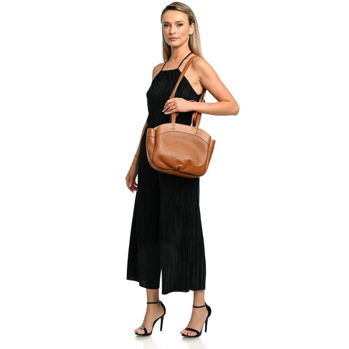 Women's Handbags Anna Luchini Brown