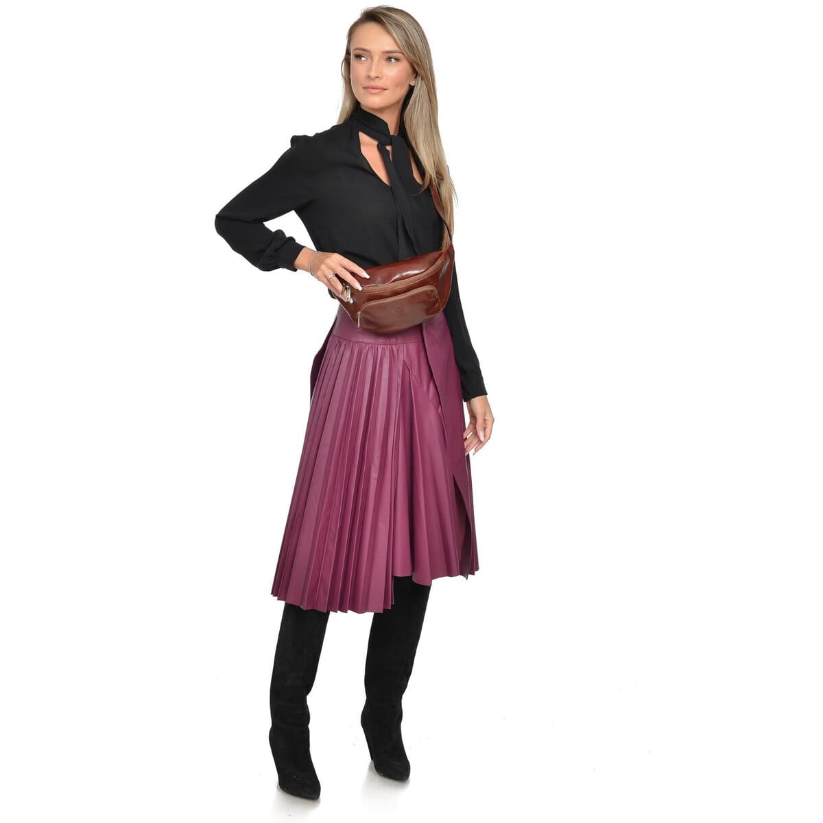 Women's Belt Bags Isabella Rhea Bordeaux