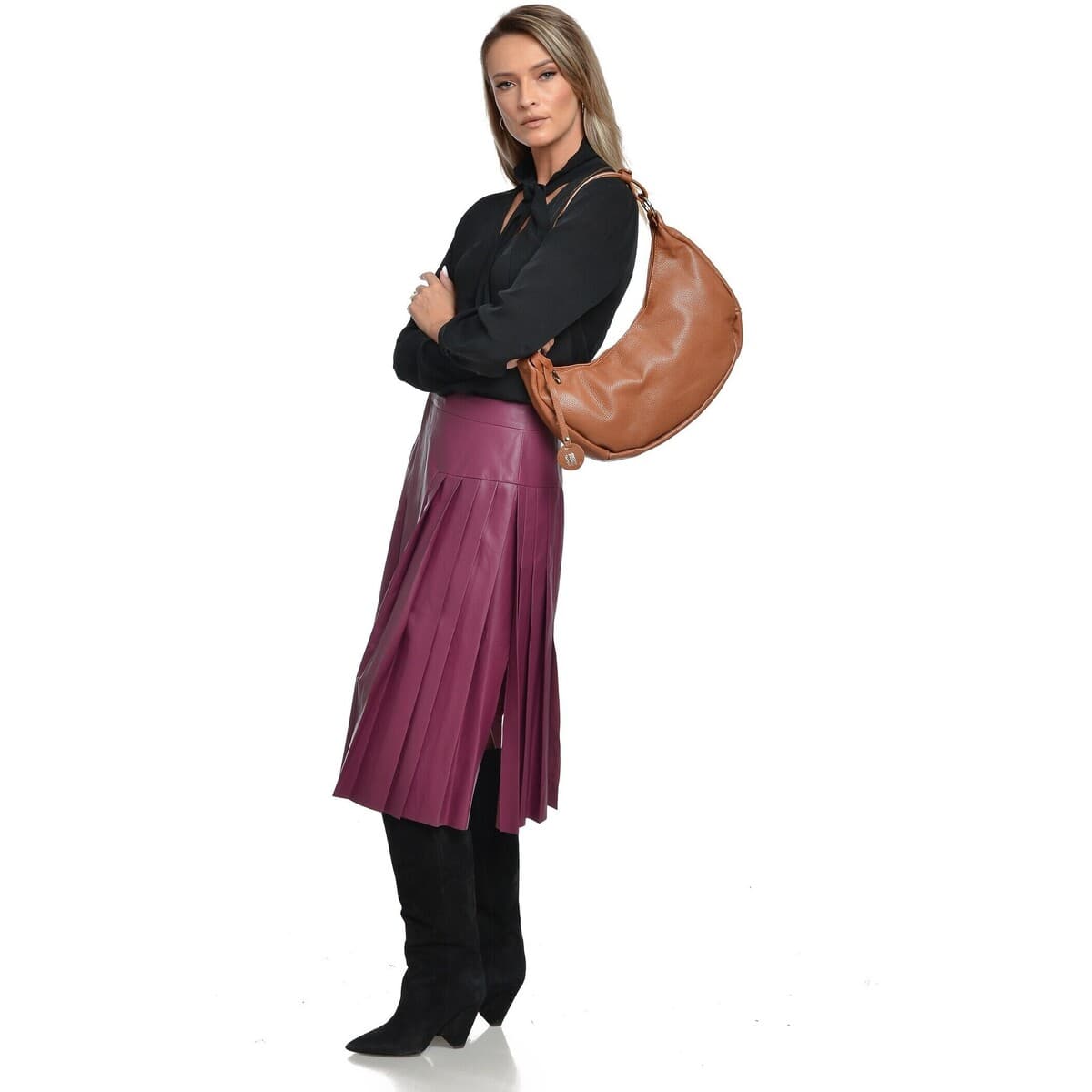 Women's Shoulder Bags Anna Luchini Brown