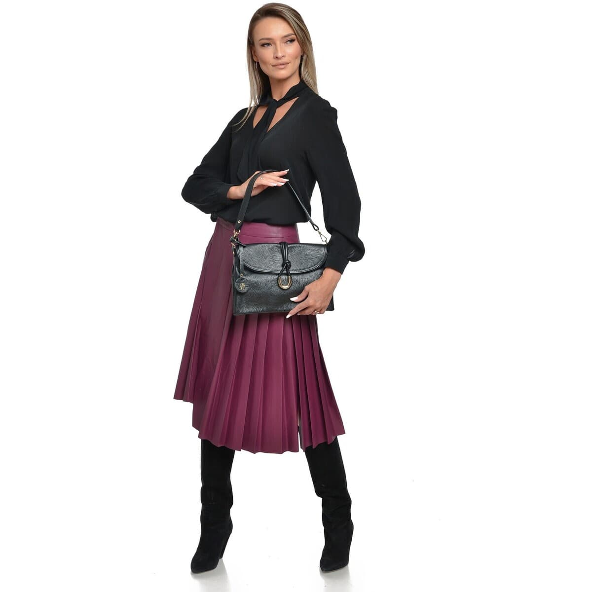 Women's Shoulder Bags Anna Luchini Black