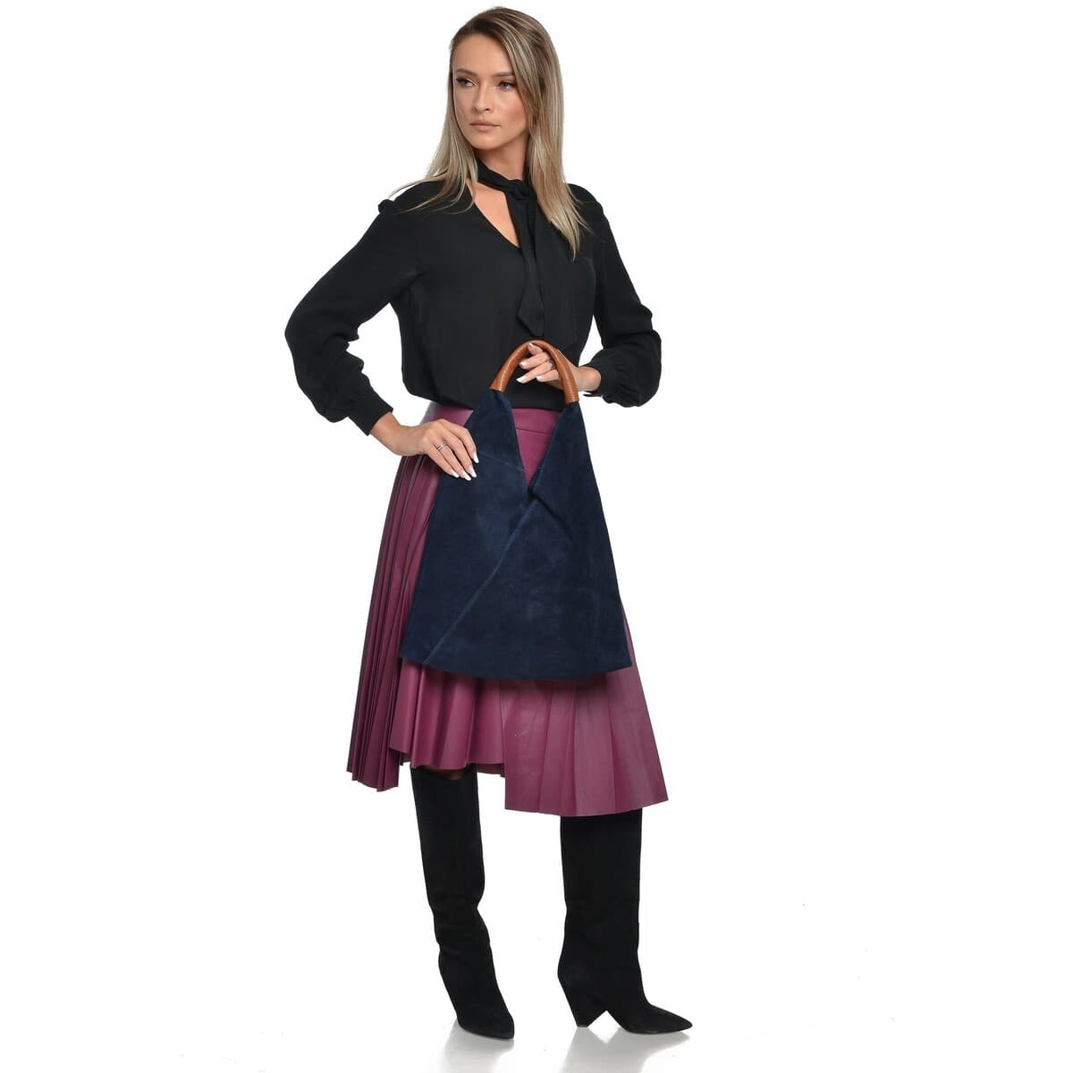 Women's Shoulder Bags Anna Luchini Blue