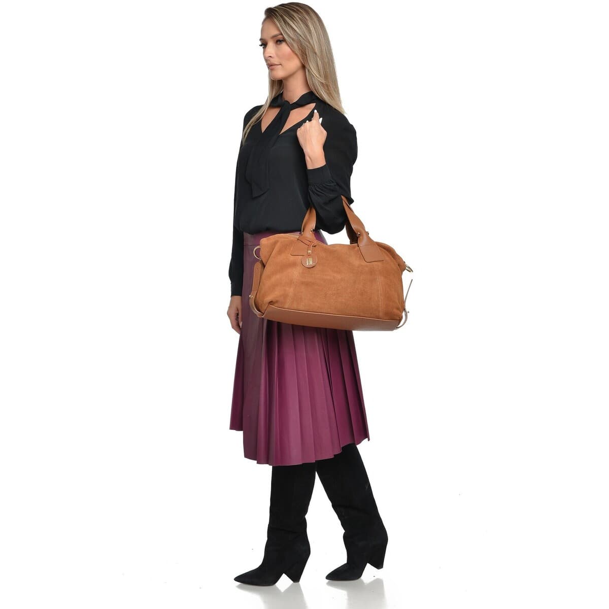 Women's Handbags Anna Luchini Brown