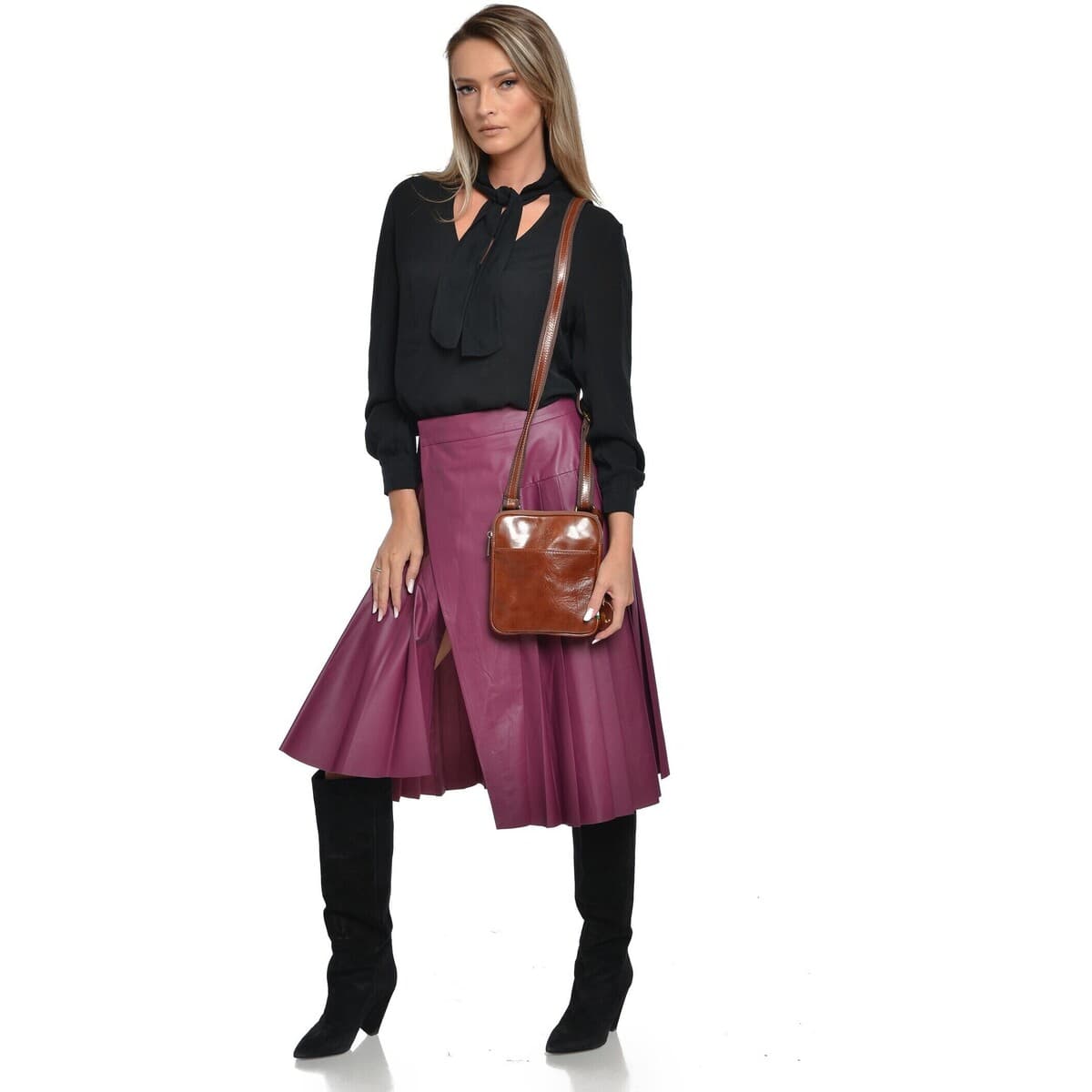 Women's Shoulder Bags Anna Luchini Bordeaux