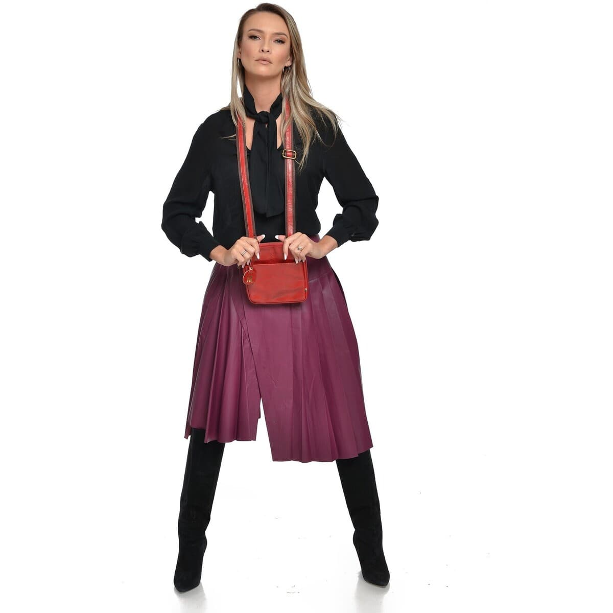 Women's Shoulder Bags Anna Luchini Red