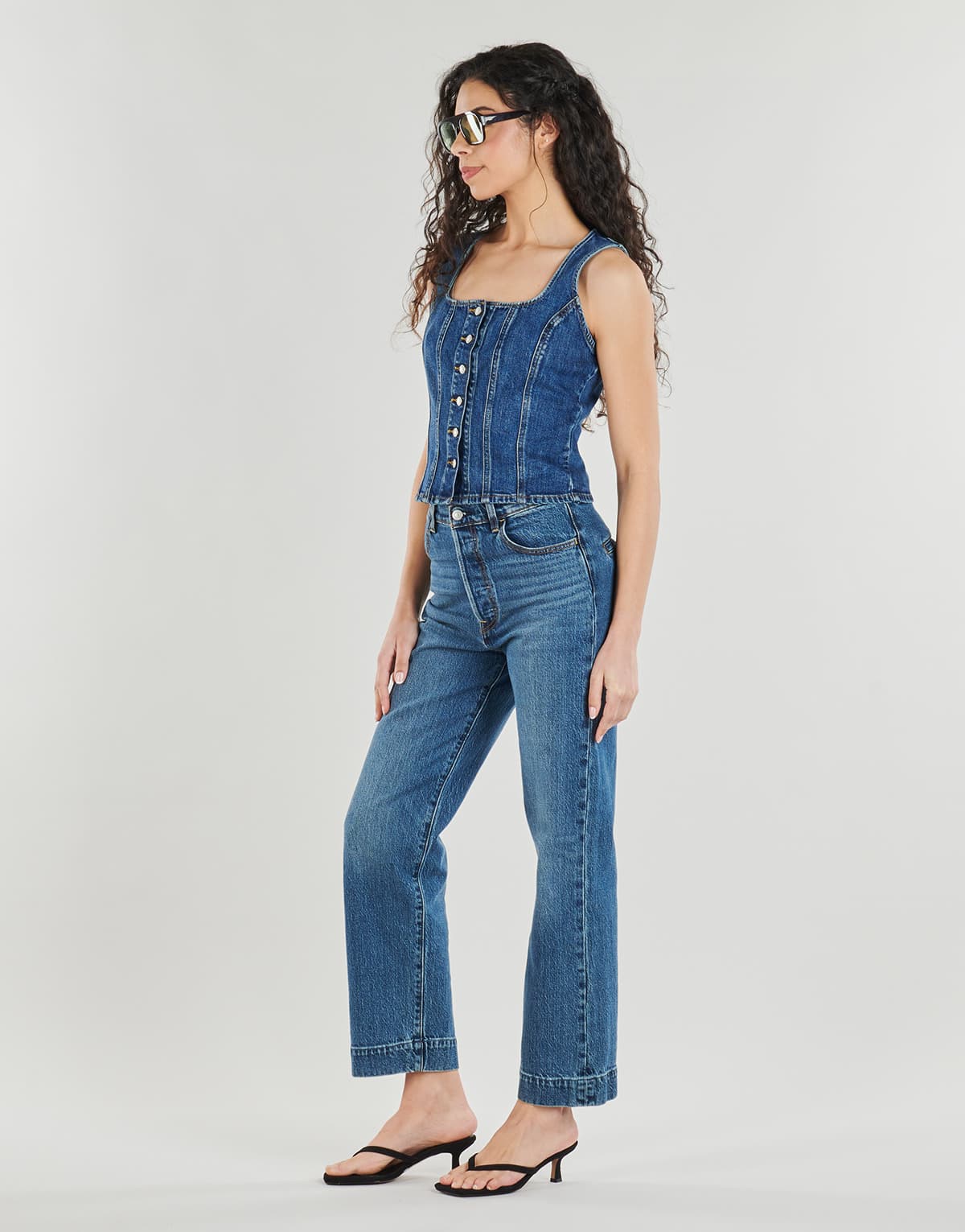 Women's T-Shirts Levis Blue