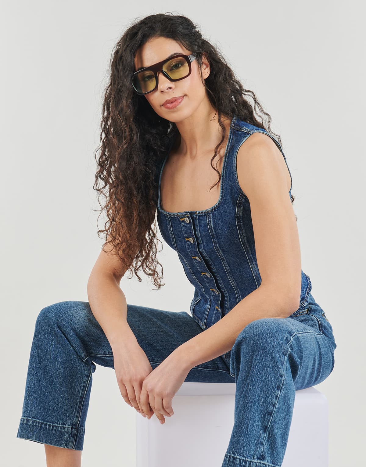 Women's T-Shirts Levis Blue