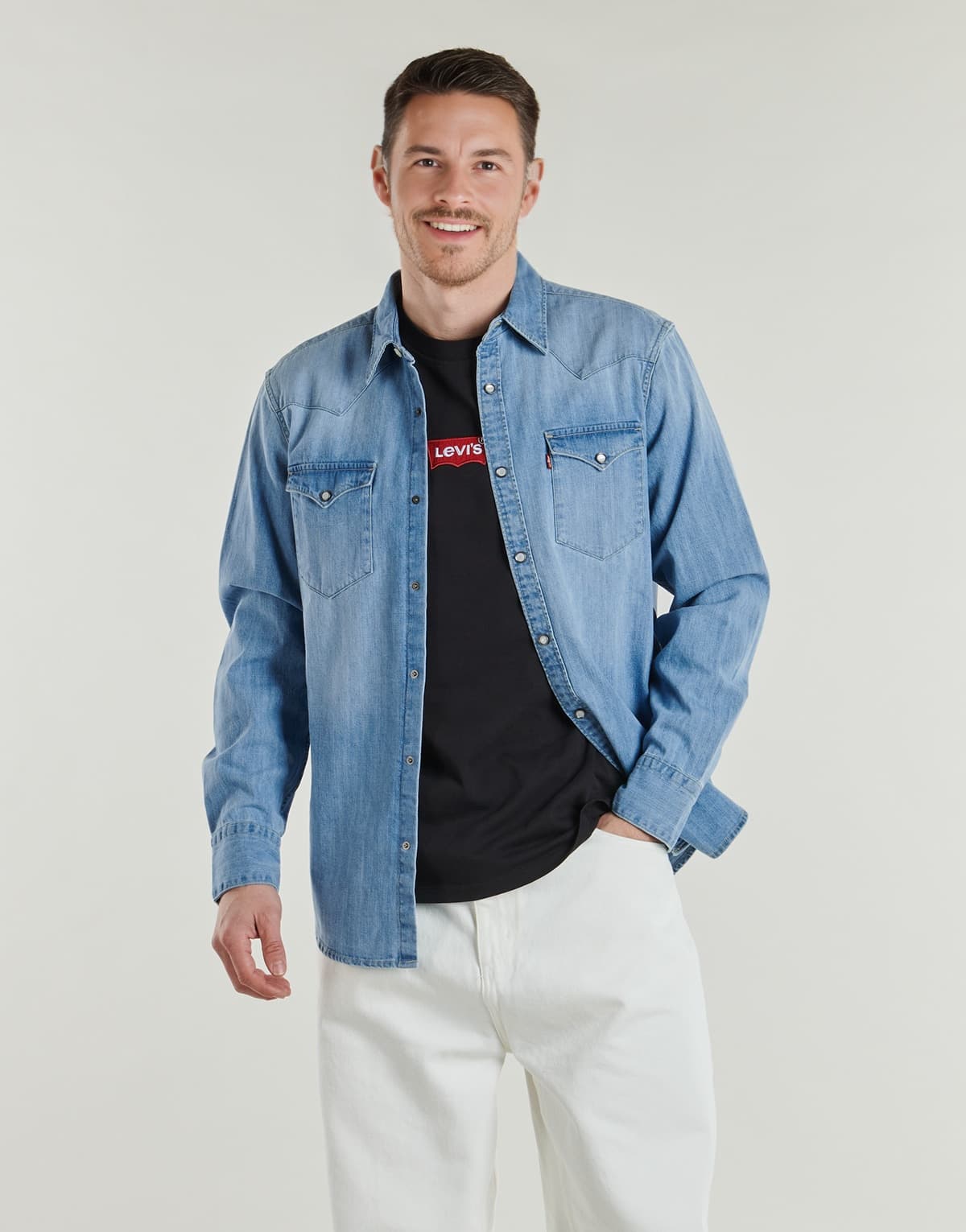 Men's Shirts Levis Blue