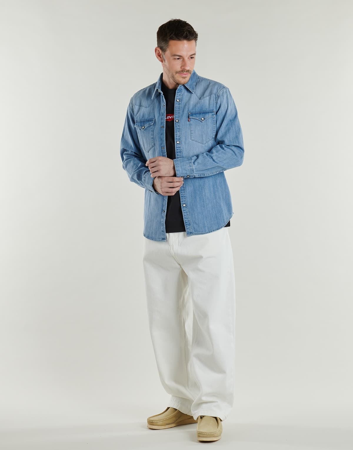 Men's Shirts Levis Blue
