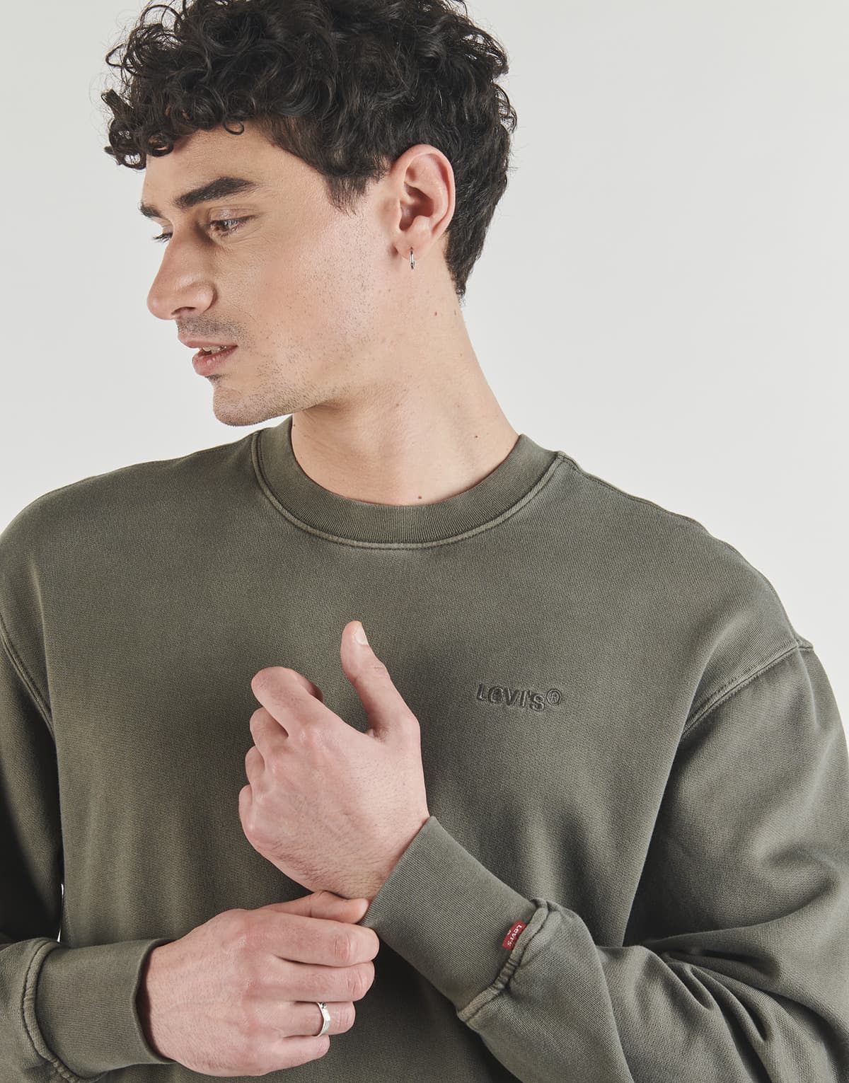 Men's Sports T-Shirts Levis Khaki