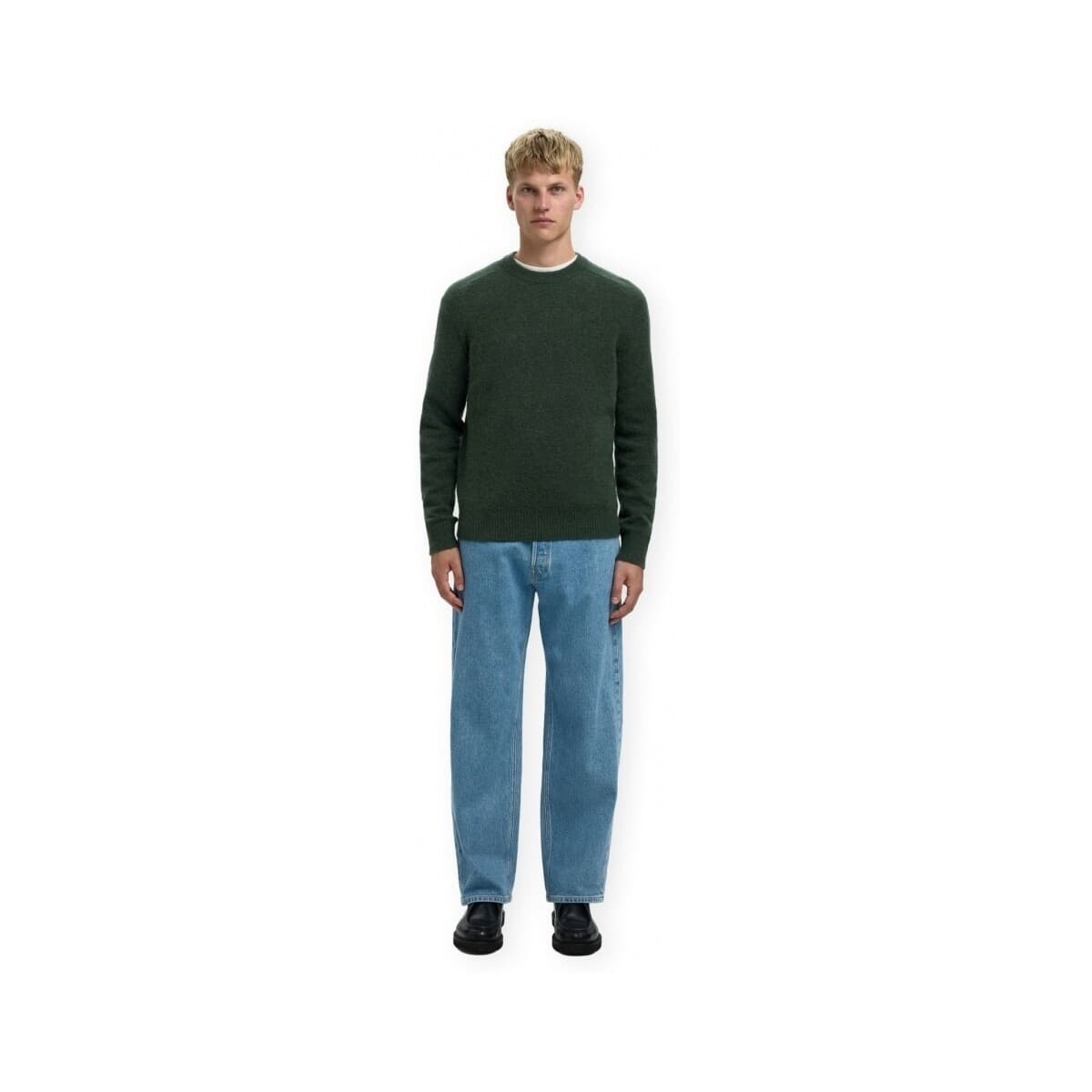 Men's Sweaters Selected Green